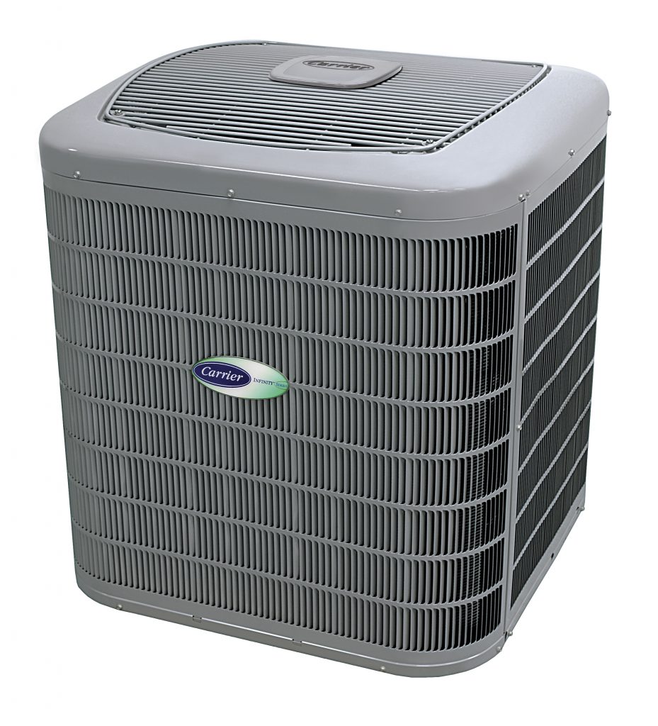 A Carrier Infinity 21 Central Air Conditioner 24ANB1 