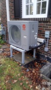 Heat pump installed at residence in Burlington, ON